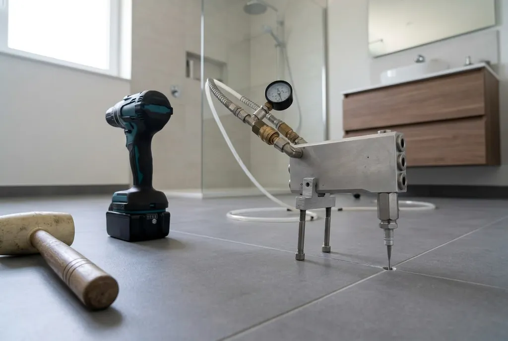Kitbedrijf Swifterbant – injecting hollow tiles